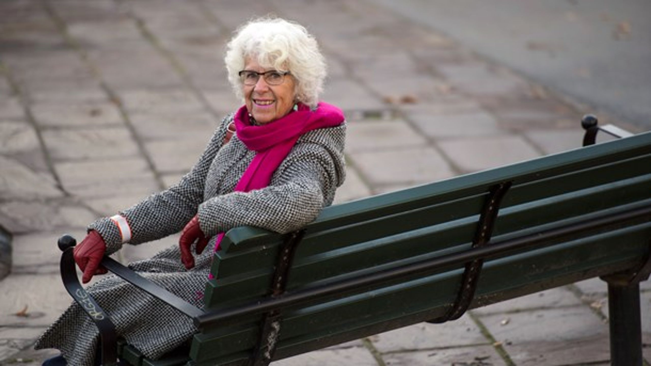 Maj Britt Theorin fotograferad i samband med sin 85-årsdag 2017.