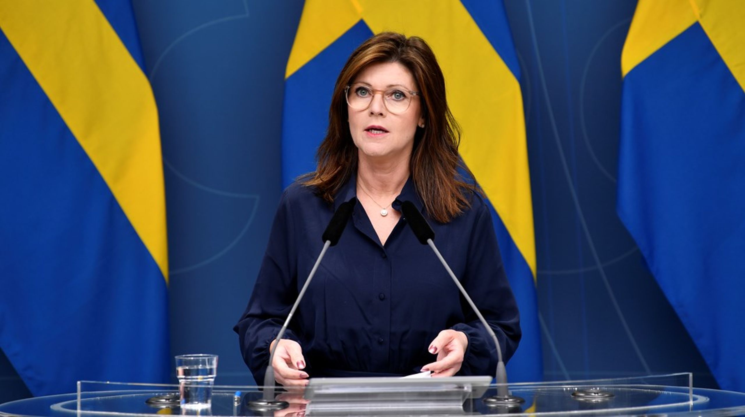 Arbetsmarknadsminister Eva Nordmark (S) presenterade under torsdagen regeringens beslut om en&nbsp;proposition om genomförandet av EU:s visselblåsardirektiv.&nbsp;