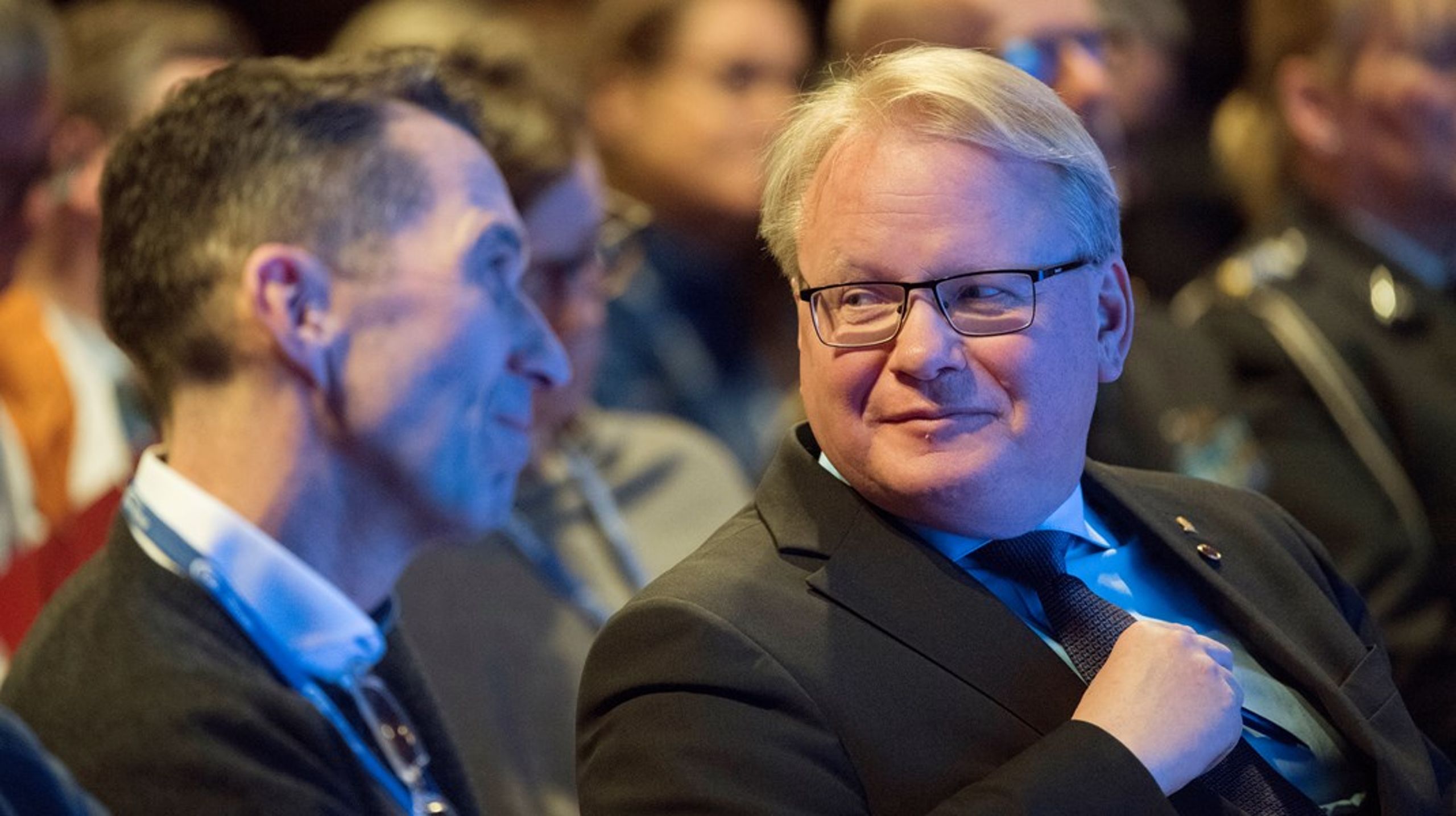 En växande Försvarsmakt. Överbefälhavare Micael Bydén och försvarsminister Peter Hultqvist (S).