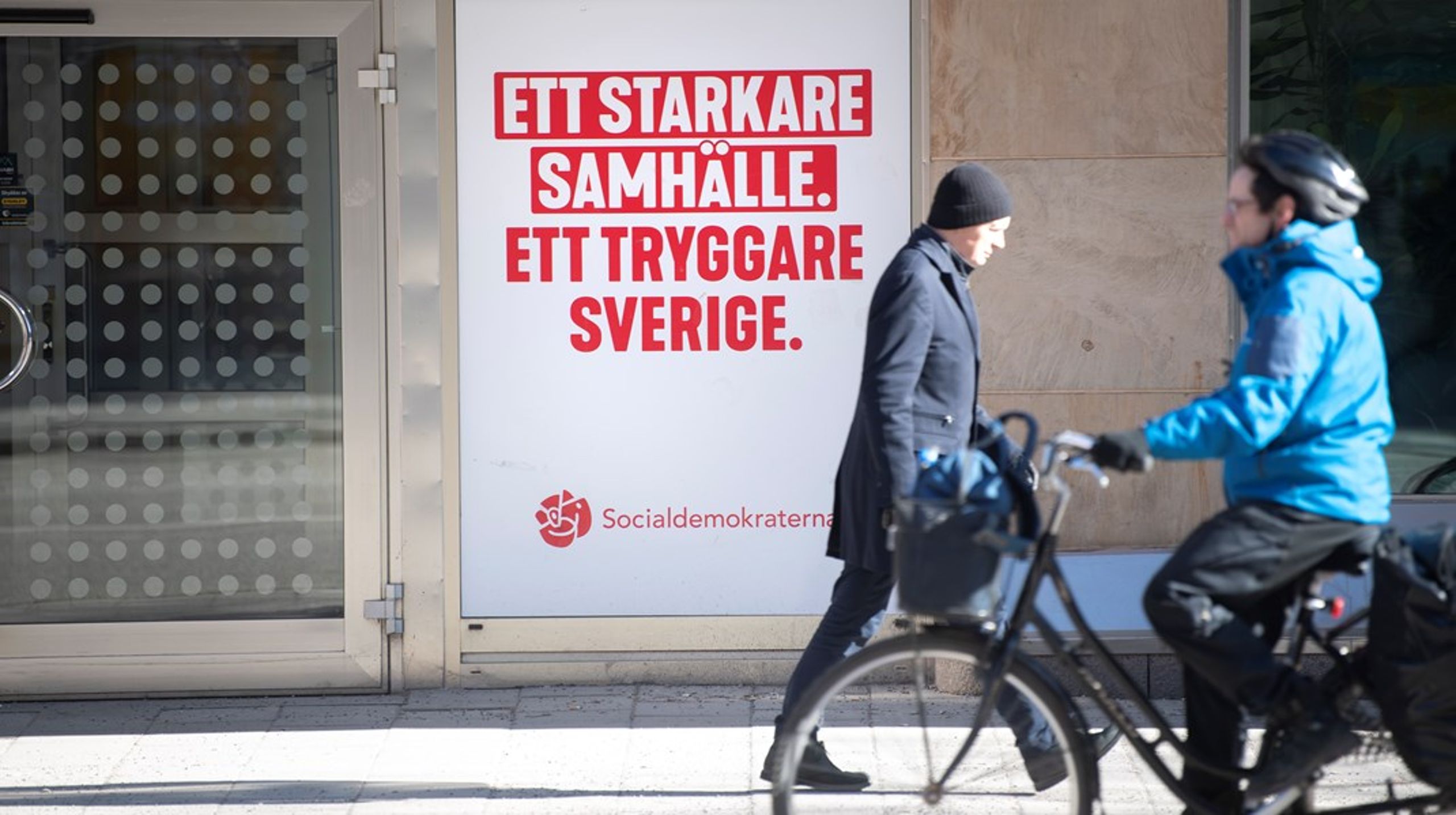 Socialdemokraternas högkvarter på Sveavägen 68.