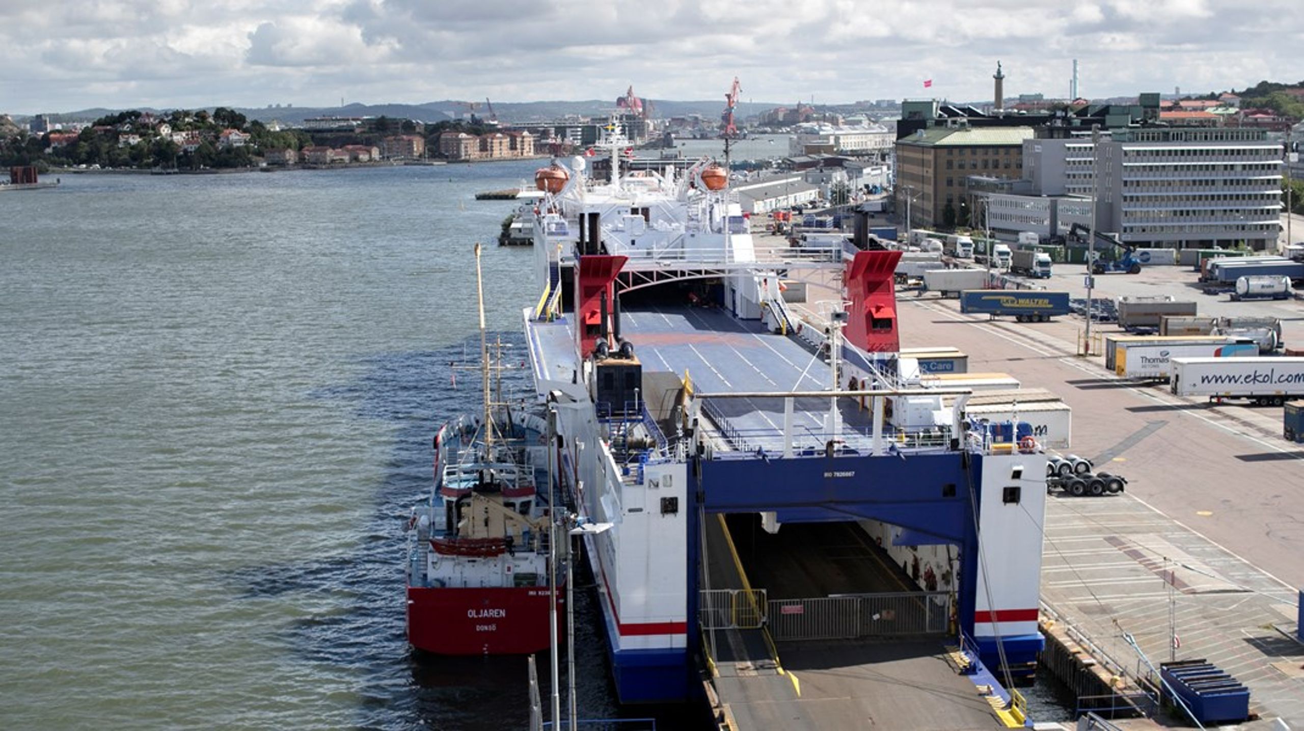 <div>

”Vi har
en handfull olika case  minst, som är väldigt olika och där vi behöver komma
vidare”

säger Björn Garberg, nationell sjöfartssamordnare.</div>