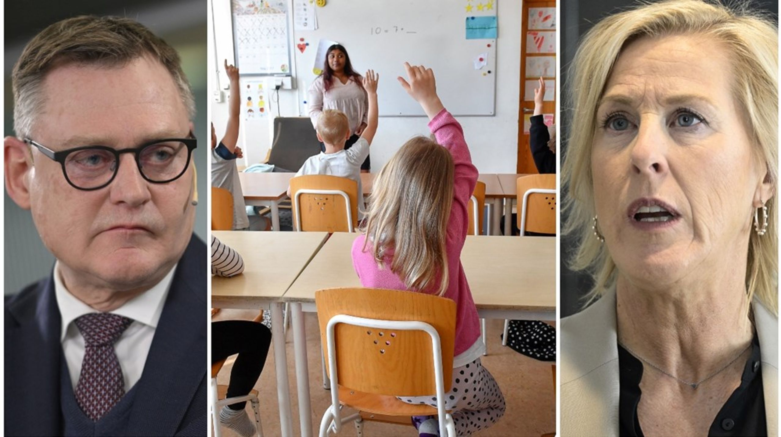 Under året ska en ensam ordförande för de nybildade fackföreningarna Sveriges lärare och Sveriges skolledare utses. För Sveriges lärare står det bland annat mellan Johanna Jaara Åstrand och Åsa Fahlén (till höger).