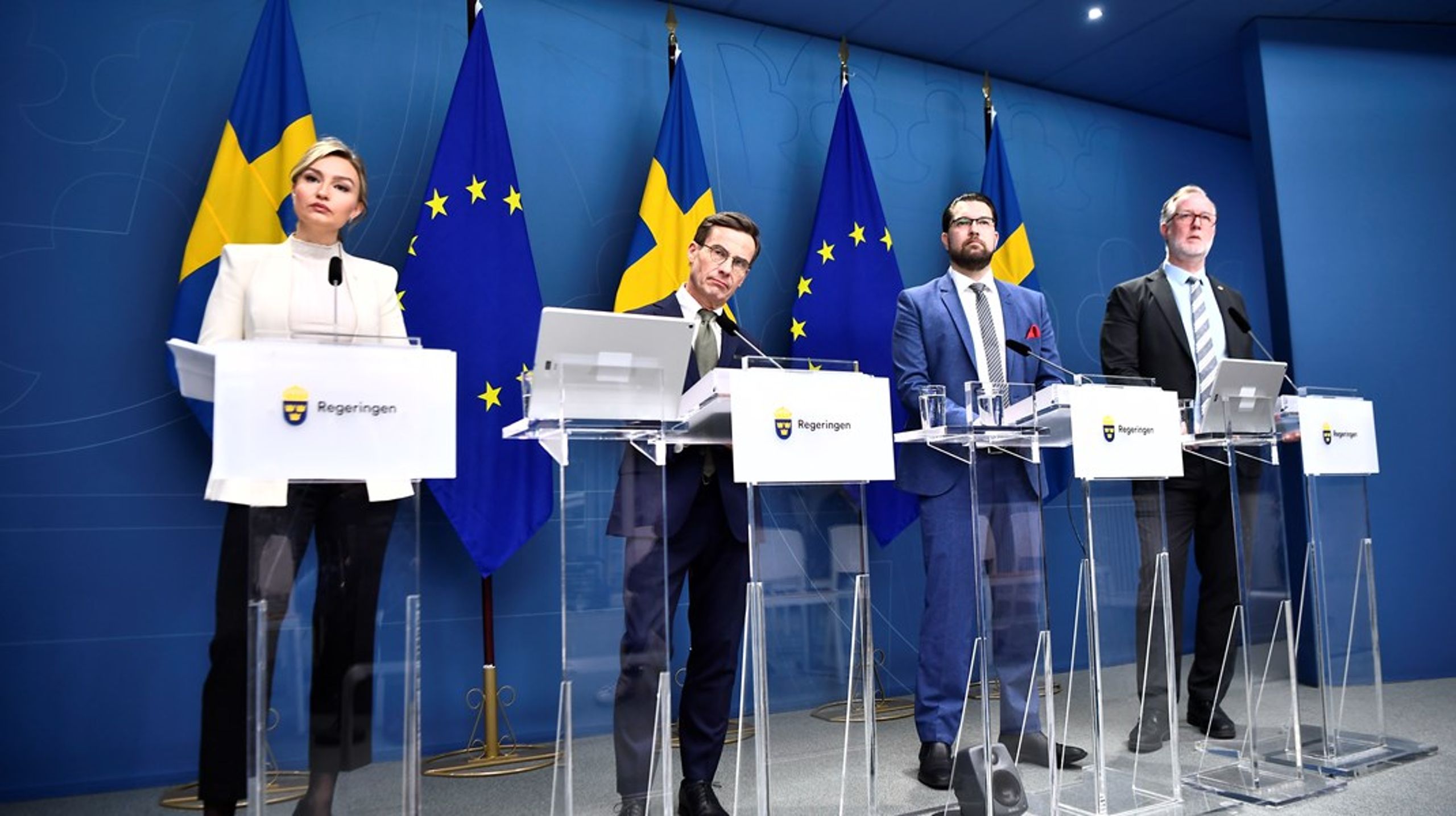 Regeringen måste säkra Sveriges demokrati genom att kasta Tidöavtalet i papperskorgen, skriver debattören.<br>
