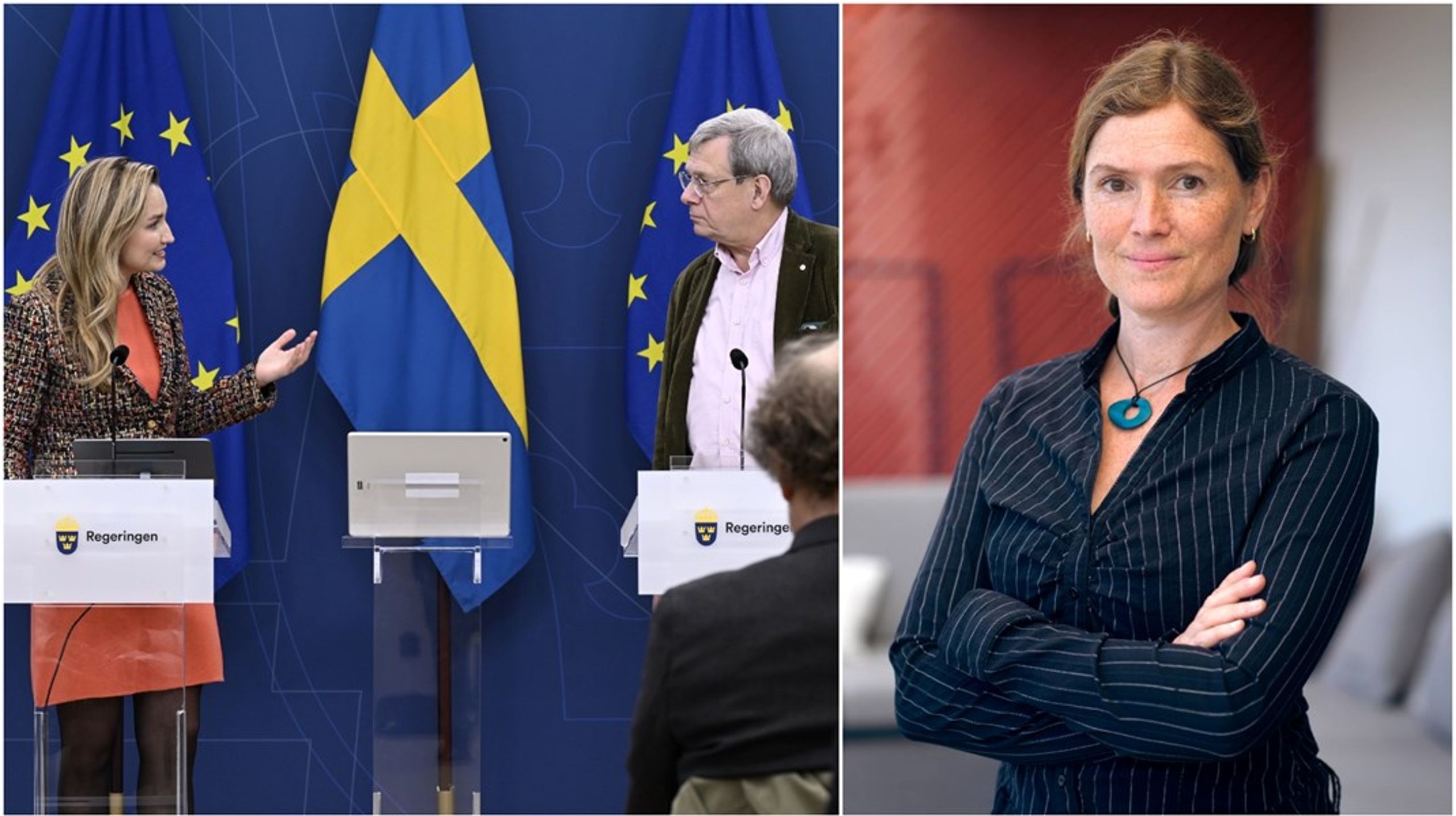 Ebba Busch (KD) och&nbsp;utredaren Bo&nbsp;Diczfalusy när direktiven presenterades i januari. I april nästa år får vi veta om Tun von Gyllenpalms idéer fått genomslag eller inte.&nbsp;