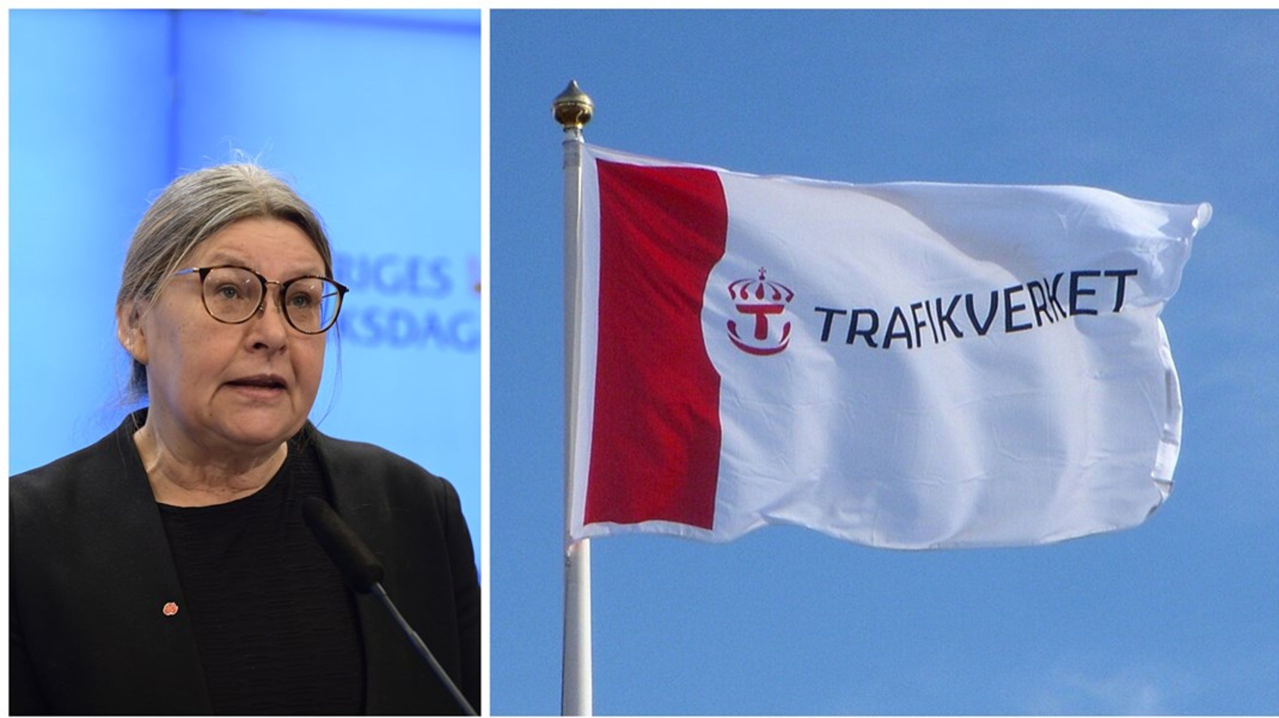 Gunilla Svantorp, trafikpolitisk talesperson (S), förvånas över att sammanslagningen av Vägverket och Banverket inte hade en inplanerad utvärdering redan från början. <br>