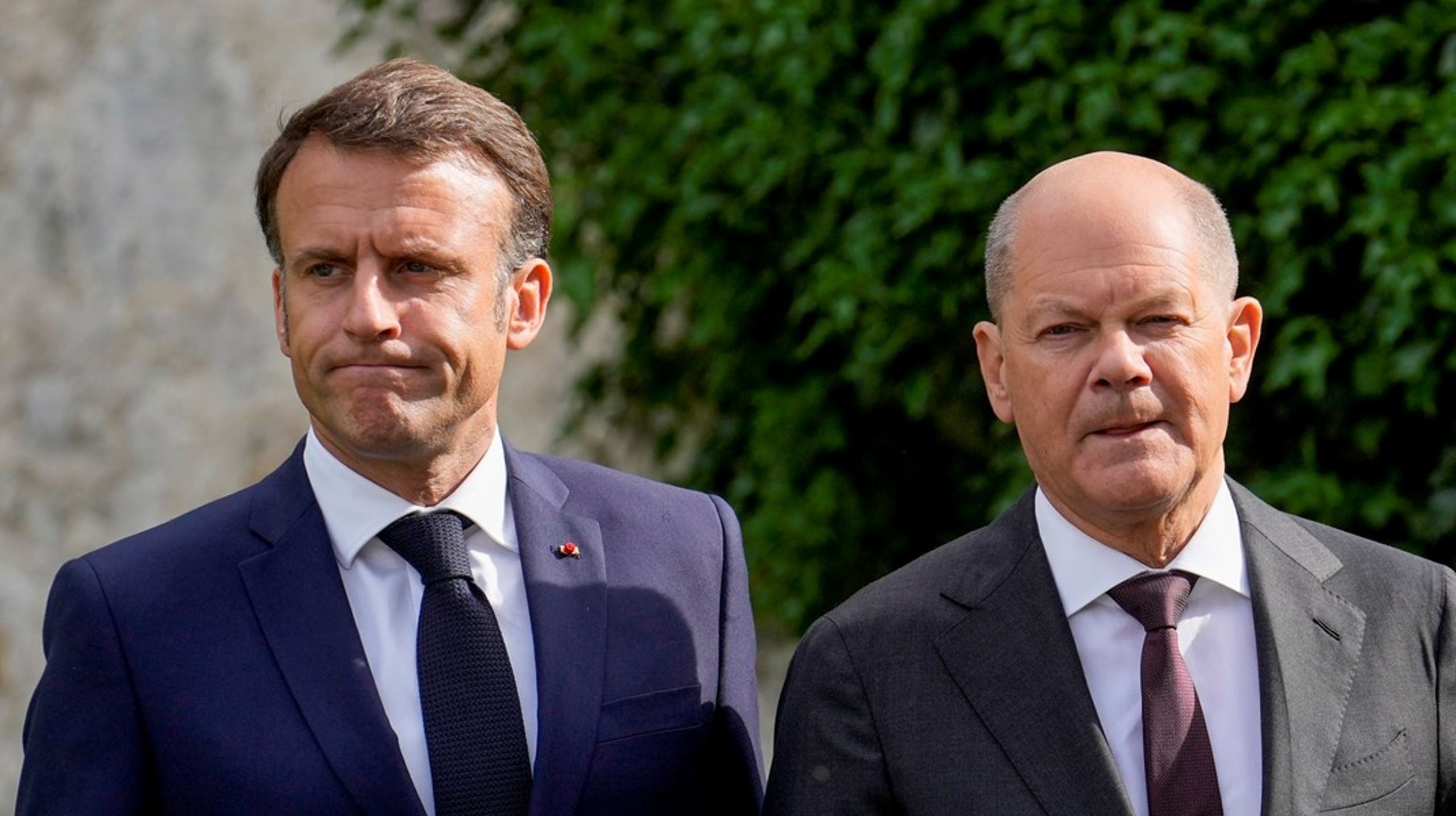 EU-valet har försvagat både Frankrikes president Emmanuel Macron och Tysklands förbundskansler Olaf Scholz på hemmaplan. <br>