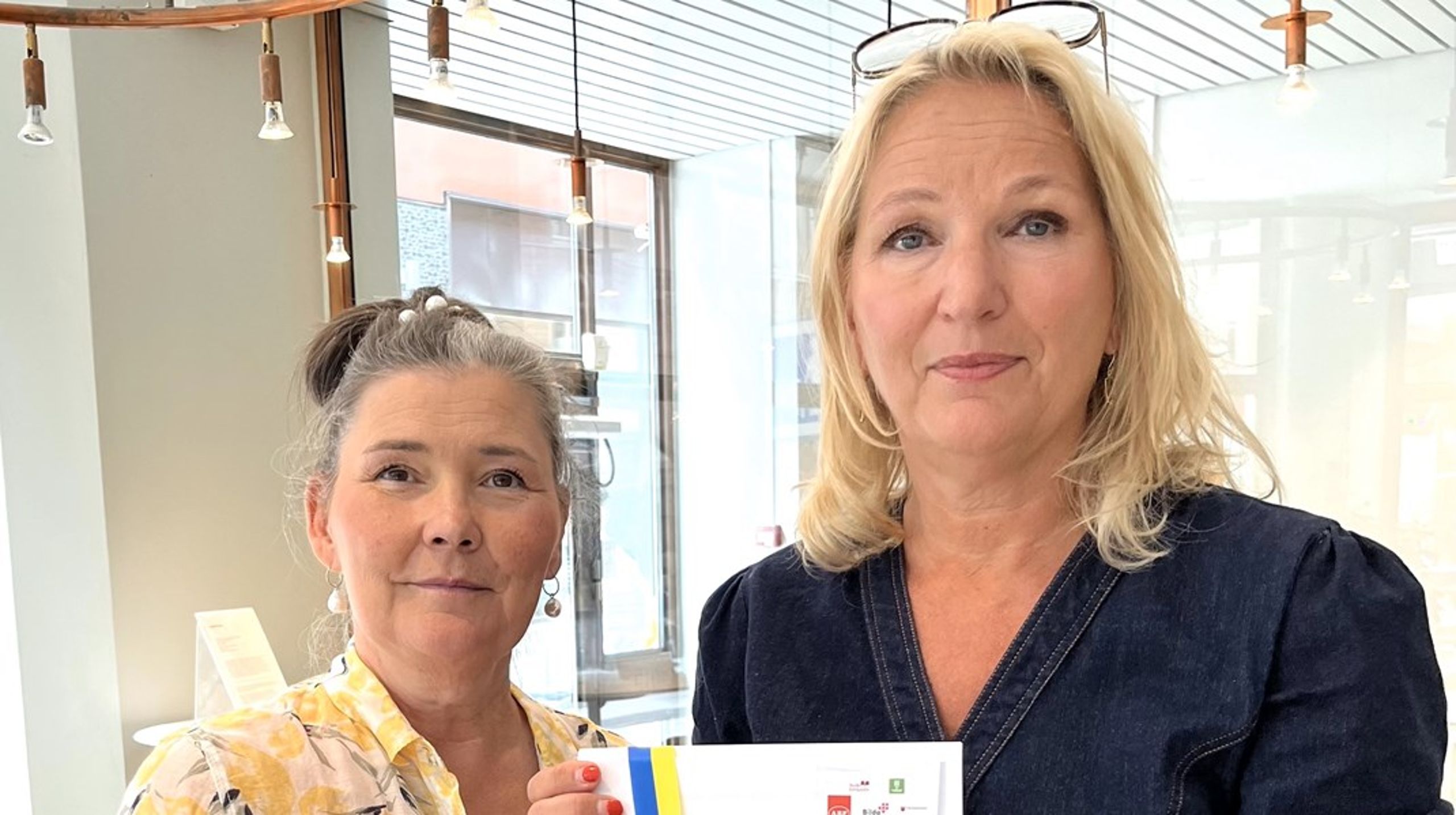 Ann-Sofie Olding, förbundschef på Medborgarskolan, uppvaktade tillsammans med Annica Dahl, förbundssekreterare på ABF samt vice ordförande för Studieförbunden i samverkan, statssekreterare Katarina Lundahl.<br><br>