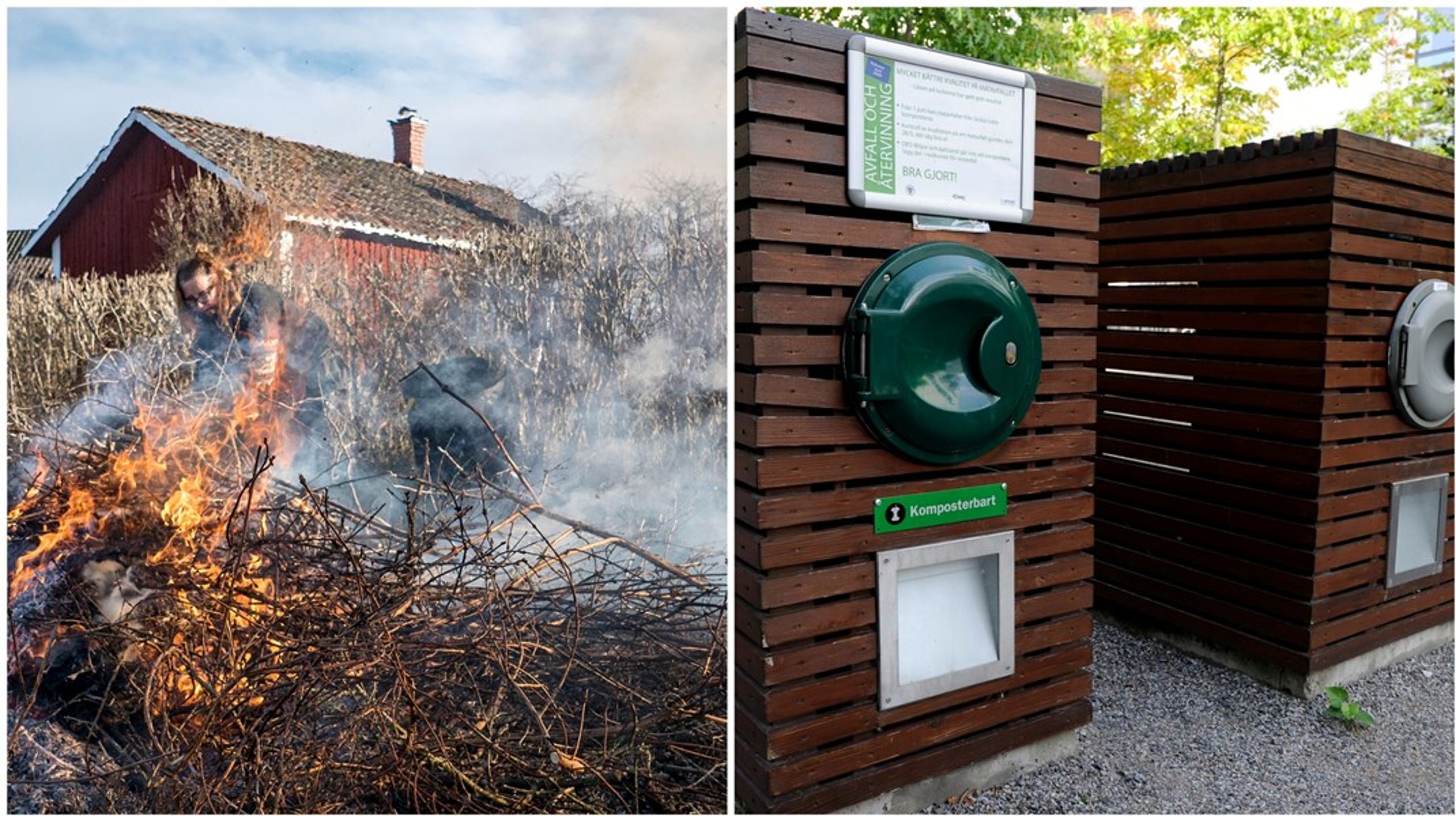 Samtidigt som det blir lättare att elda hemma, blir det svårare för kommunerna att nå övergripande mål för kommunalt avfall med regeringens förslag. <br>