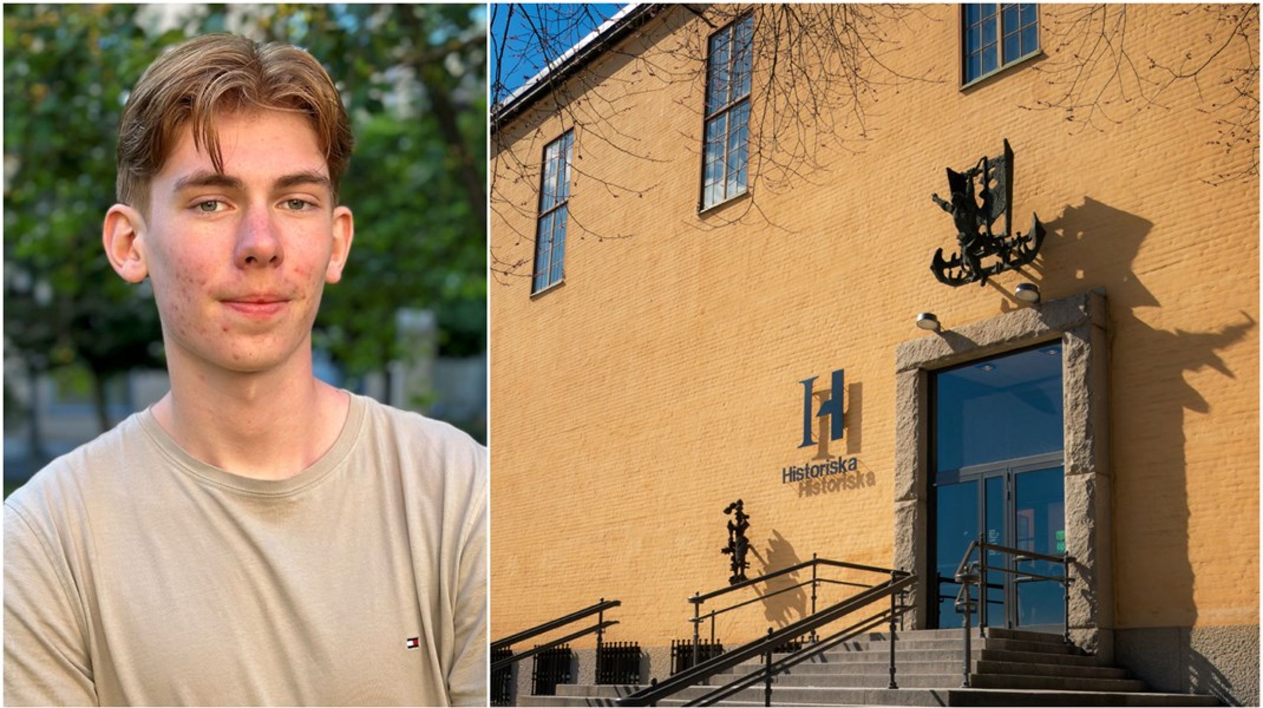 Neo Holgersson vill&nbsp;inspirera fler unga att bli intresserade av svensk historia.