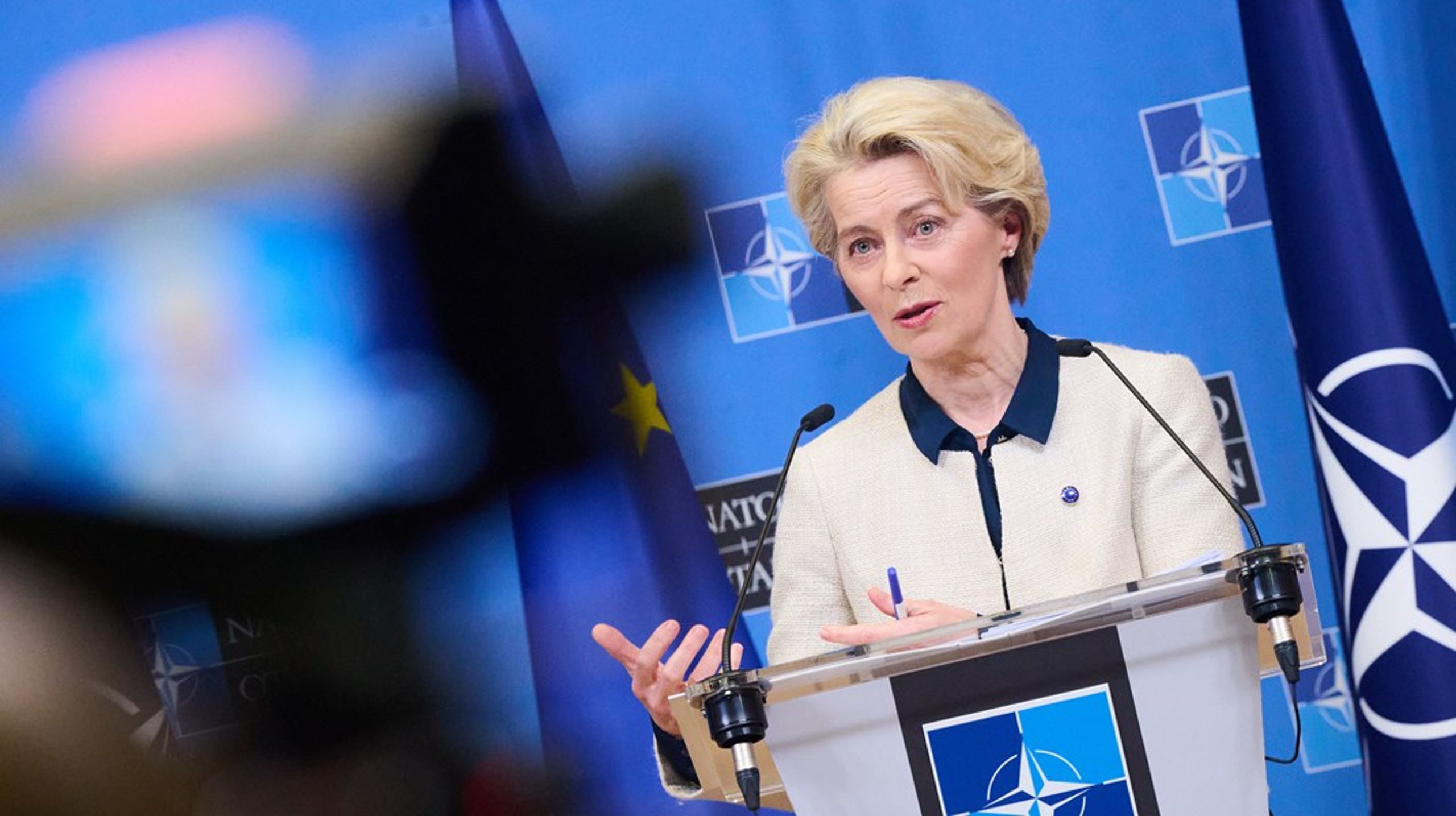 Kommissionens ordförande Ursula von der Leyen kommer att prioritera att stärka EU:s samarbete med Nato under de kommande åren.&nbsp;