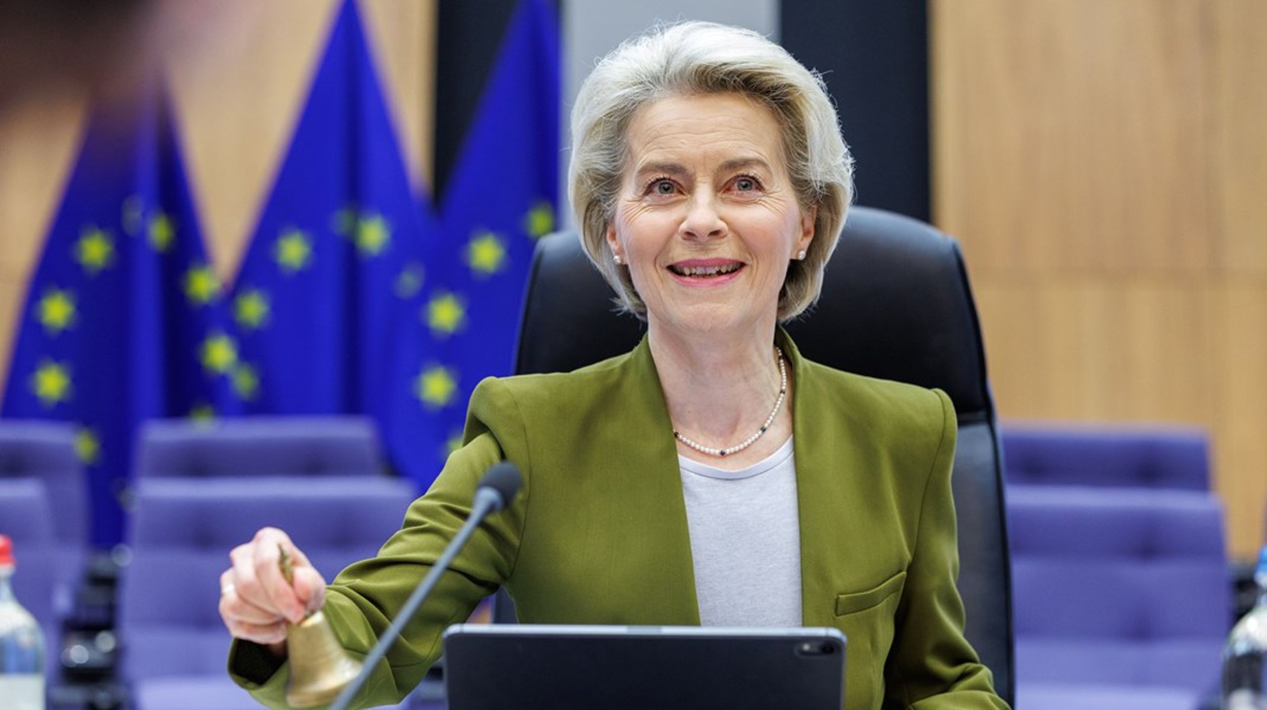 EU-kommissionens ordförande Ursula Von der Leyen förväntas lägga fram sin laguppställning för nästa mandatperiod på onsdag.&nbsp;