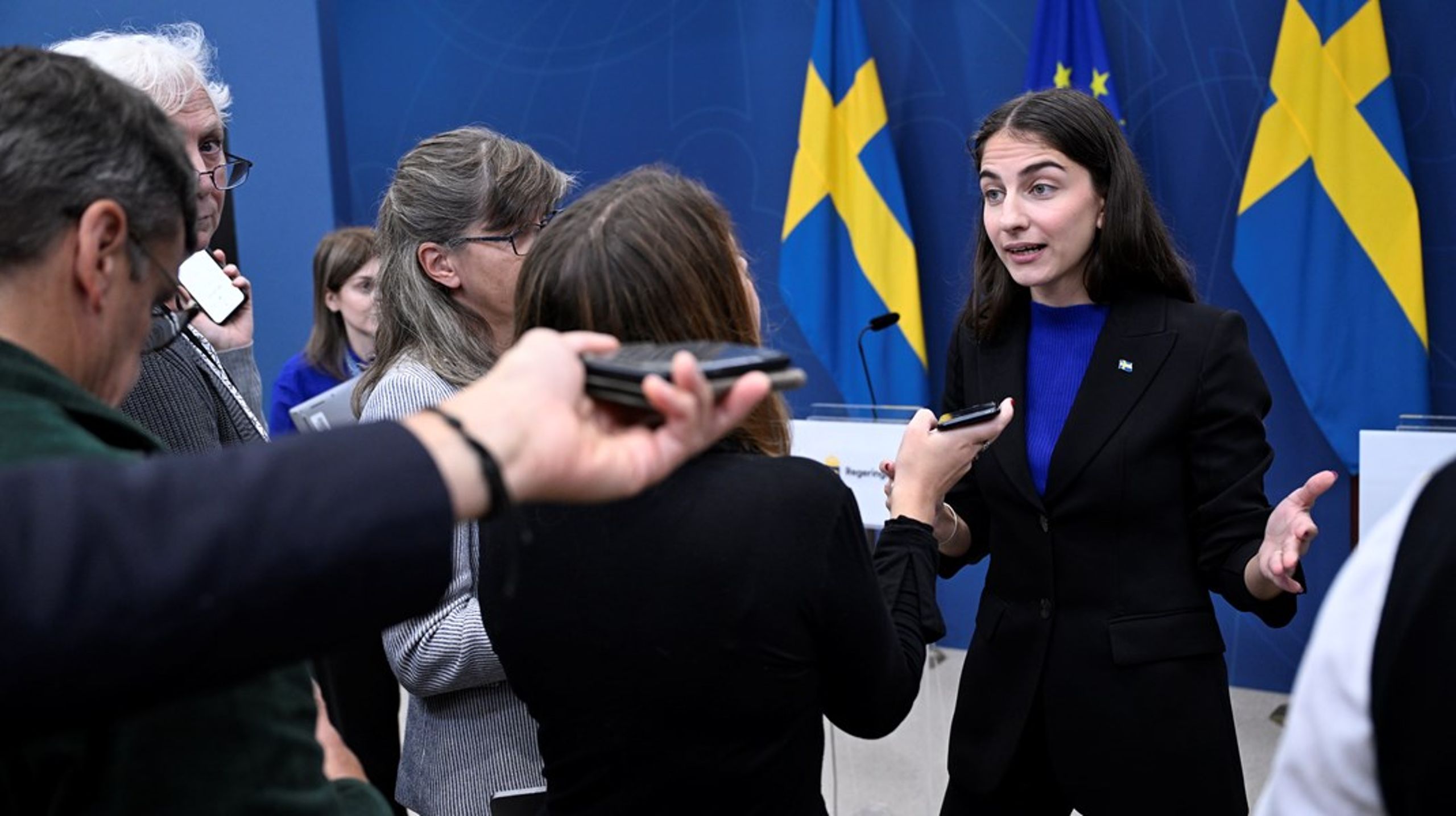 Klimat- och miljöminister Romina Pourmokhtari (L).