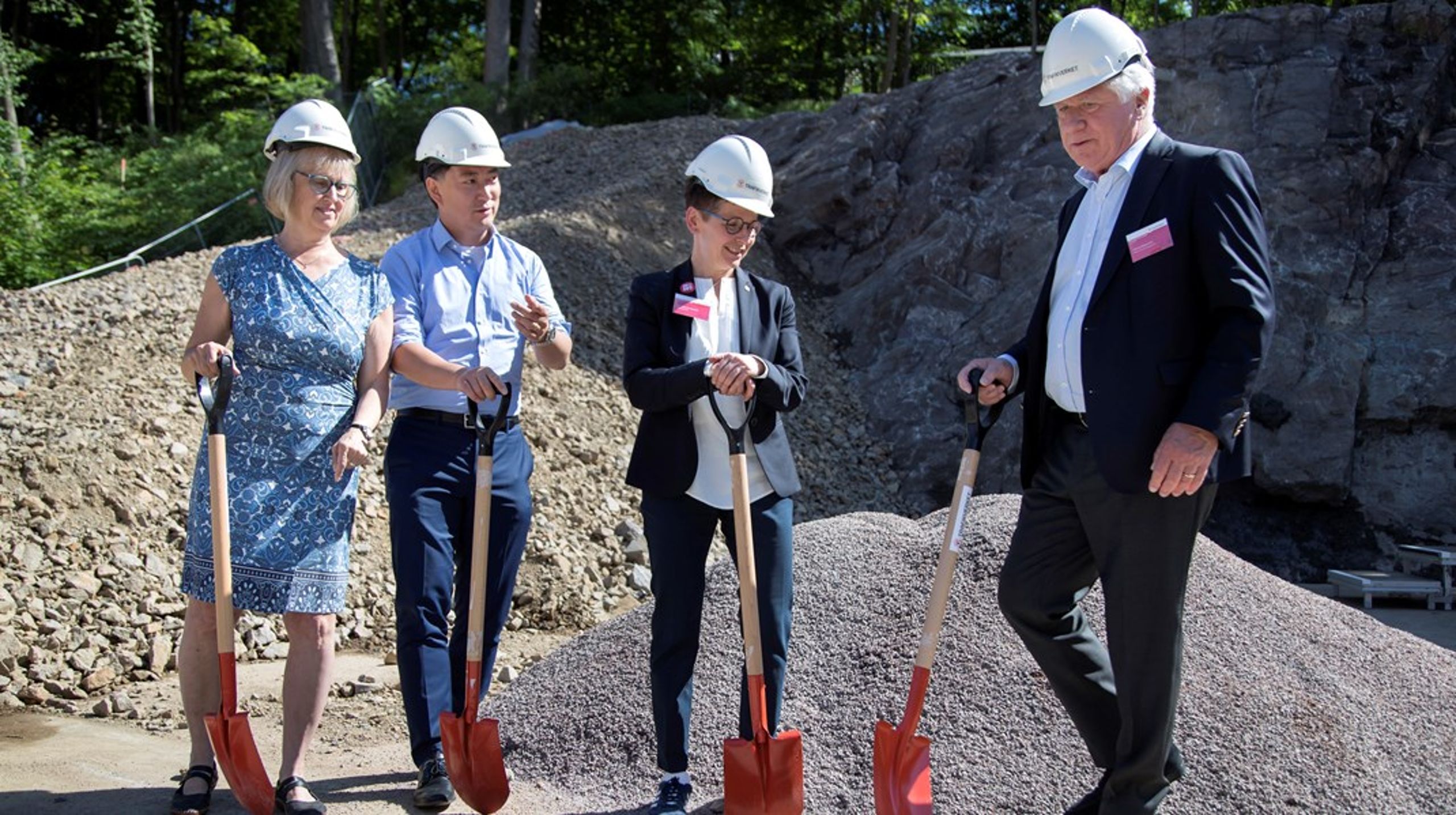 Järnvägstunneln Västlänken, där&nbsp;”första spadtaget” togs 2018, är ett av objekten som fått delar av sitt EU-stöd det senaste året. Arkivfoto.<br>