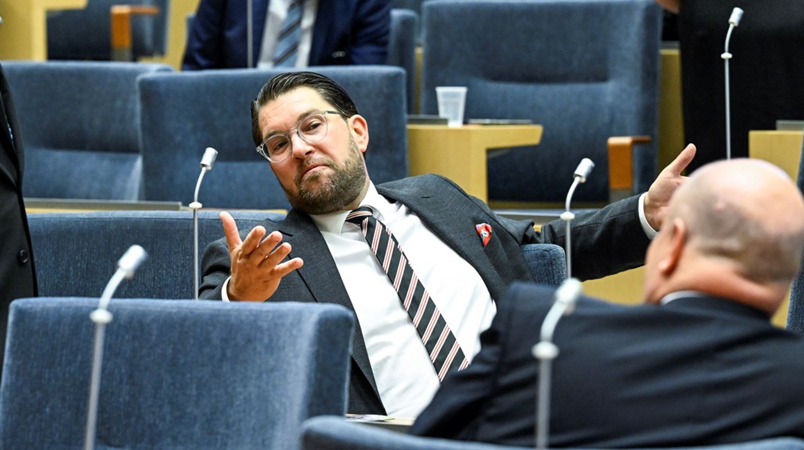 SD:s partiledare Jimmie Åkesson&nbsp;är en av dem med mest inflytande på Facebook. Hans parti är mäktigast totalt sett på alla plattformar.