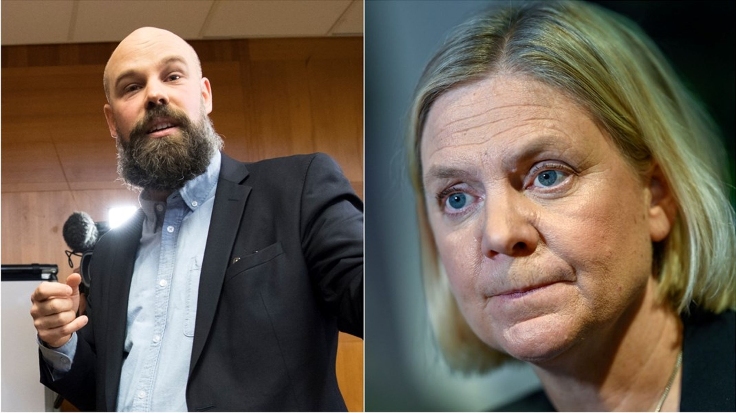 Det kan inte ha kommit som en chock för de partiaktiva att Daniel Suhonen och Mikael Dambergs gäng återigen inte är överens om den ekonomiska politiken.